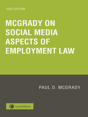 cover image of McGrady on Social Media Aspects of Employment Law